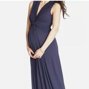 Sleeveless Black Seraphine maxi dress size 8